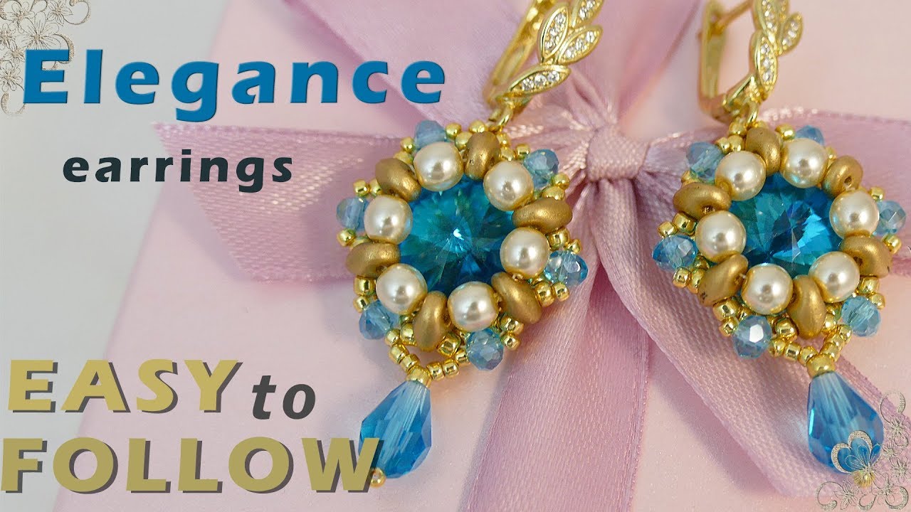 Handmade jewelry - How to bezel a 12 mm rivoli beading tutorial
