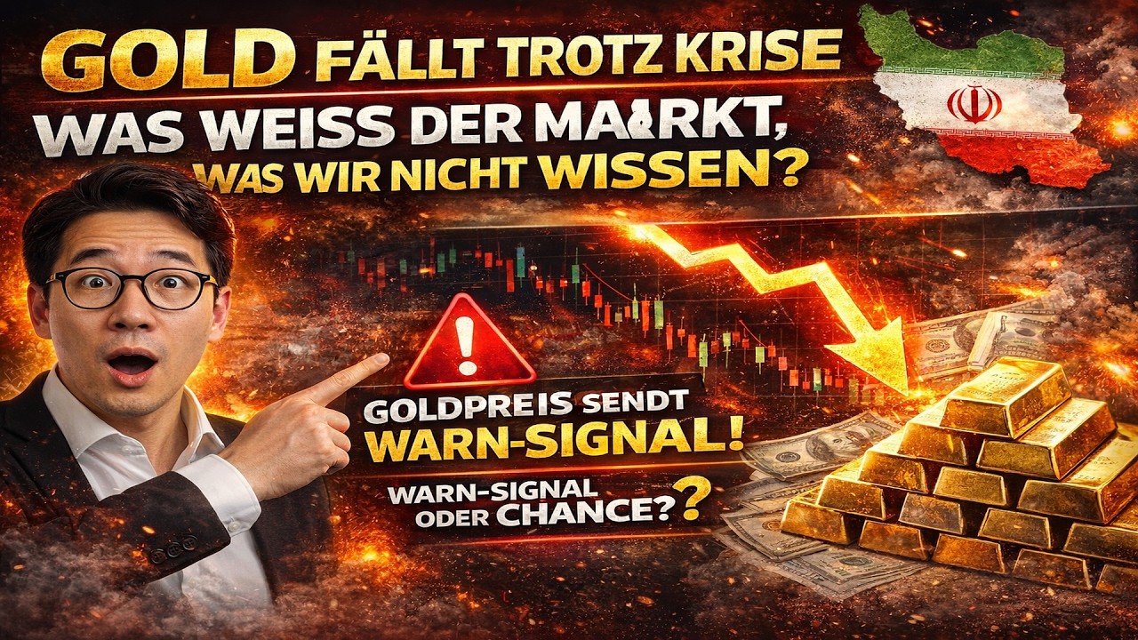 Gold fällt trotz Krise – was weiß der Markt, was wir nicht wissen?