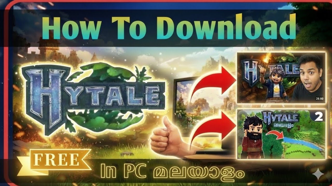 🤩 New trending game! | HYTALE | Free download in മലയാളം | full game  free | ‎⁨@Sudhy⁩  