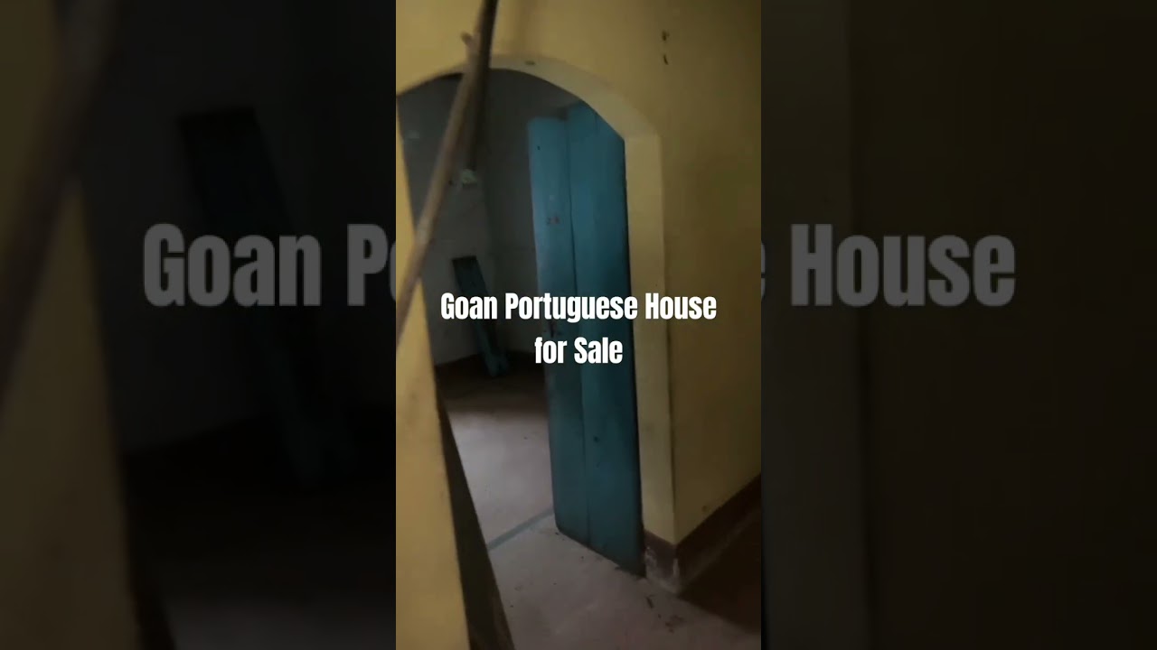 Goan Portuguese House in Tivim for Sale || Goa Homes & Real Estates || #ytshorts #goa #youtubeshorts