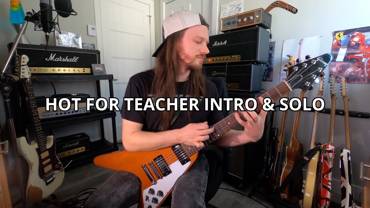 Van Halen Hot For Teacher Intro & Guitar Solo
