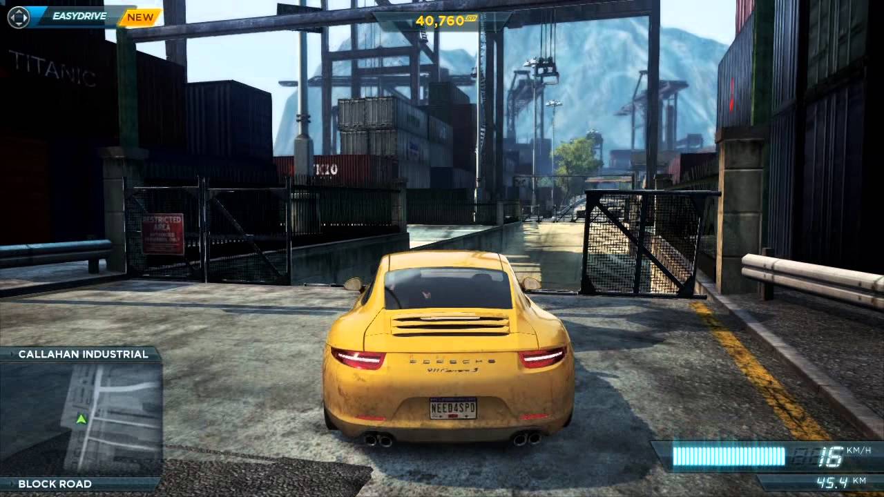 NFS Most Wanted 2012: Security Gates Part4 CALLAHAN INDUSTRIAL 27 Gates