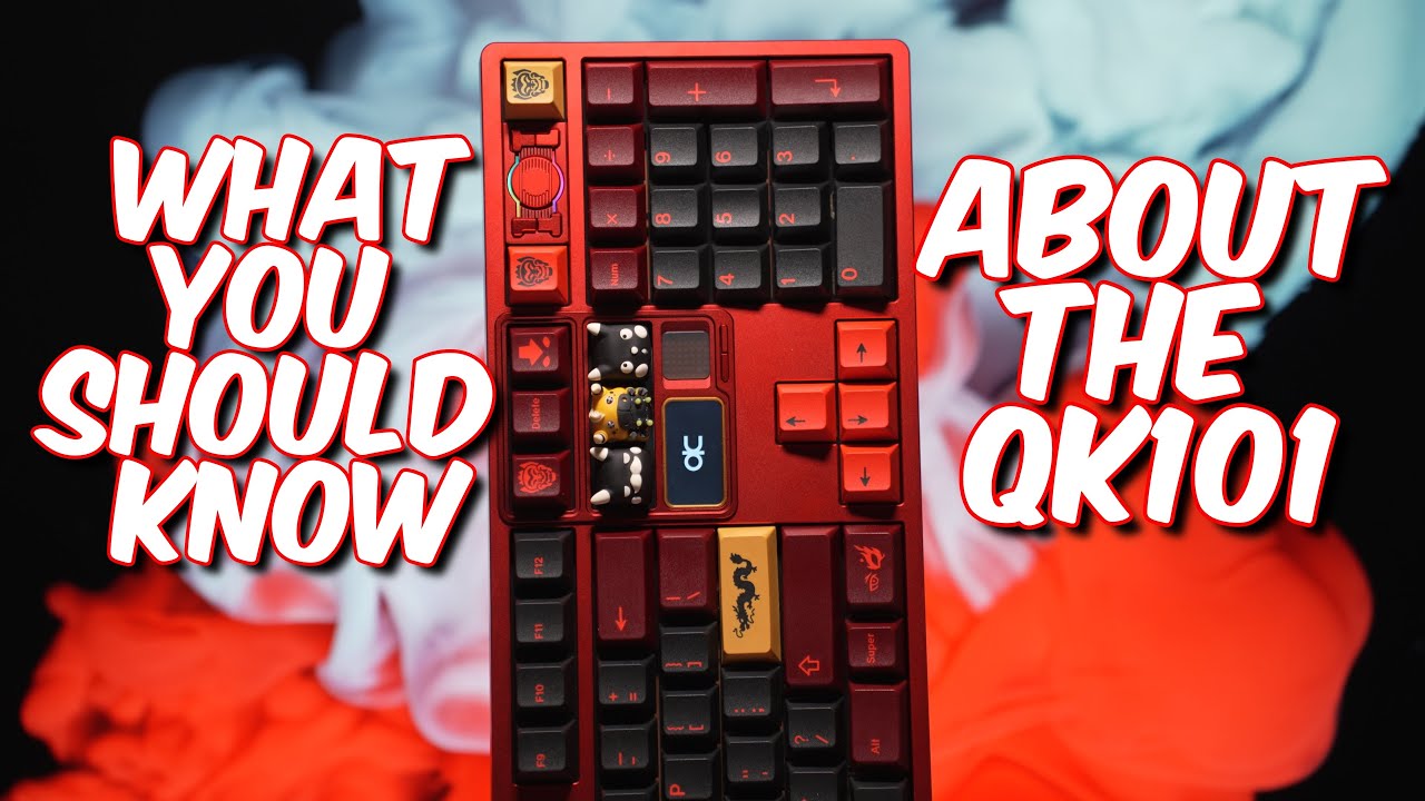 QK101 | Finally, a full-size custom keyboard that doesn't cost $500
