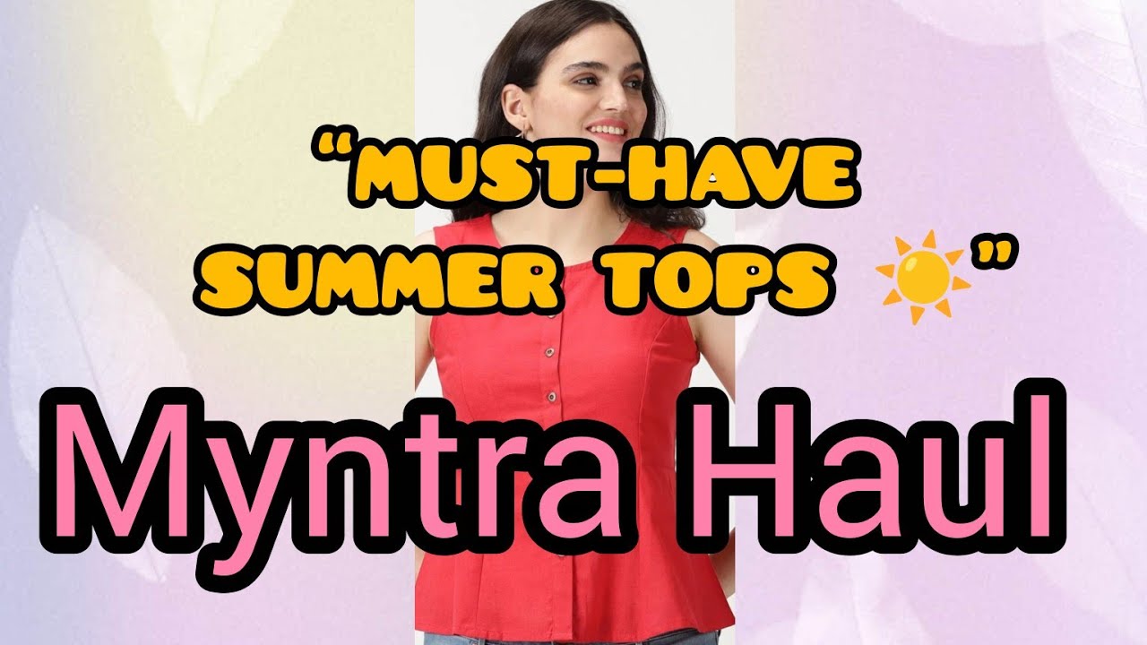 “Myntra Tops & T-Shirts Try-On Haul 💕 | Honest Review” Budget stuff | #thearti_edit # fashion #Style