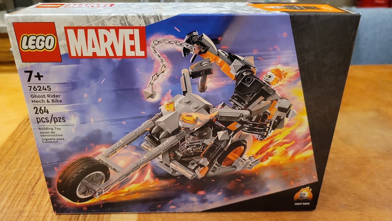 Lego Marvel Ghost Rider Mech and Bike 76245