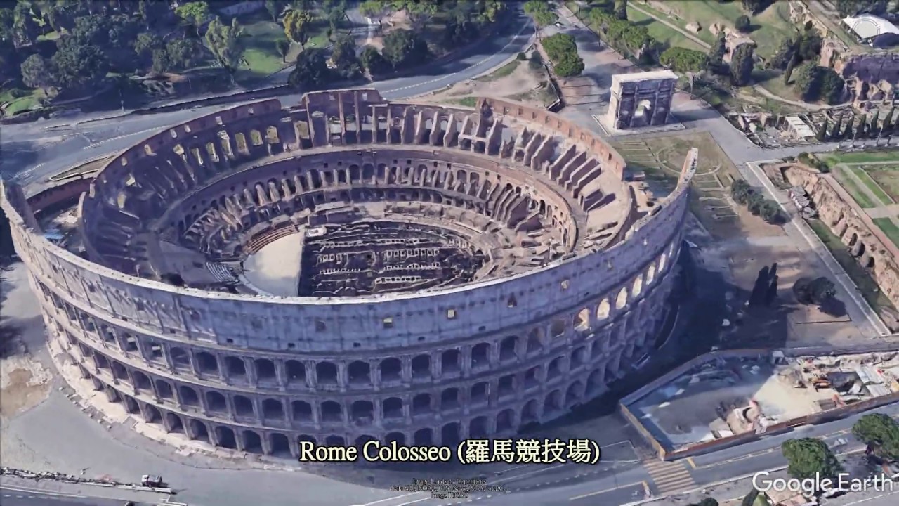 Rome From Above Google Earth