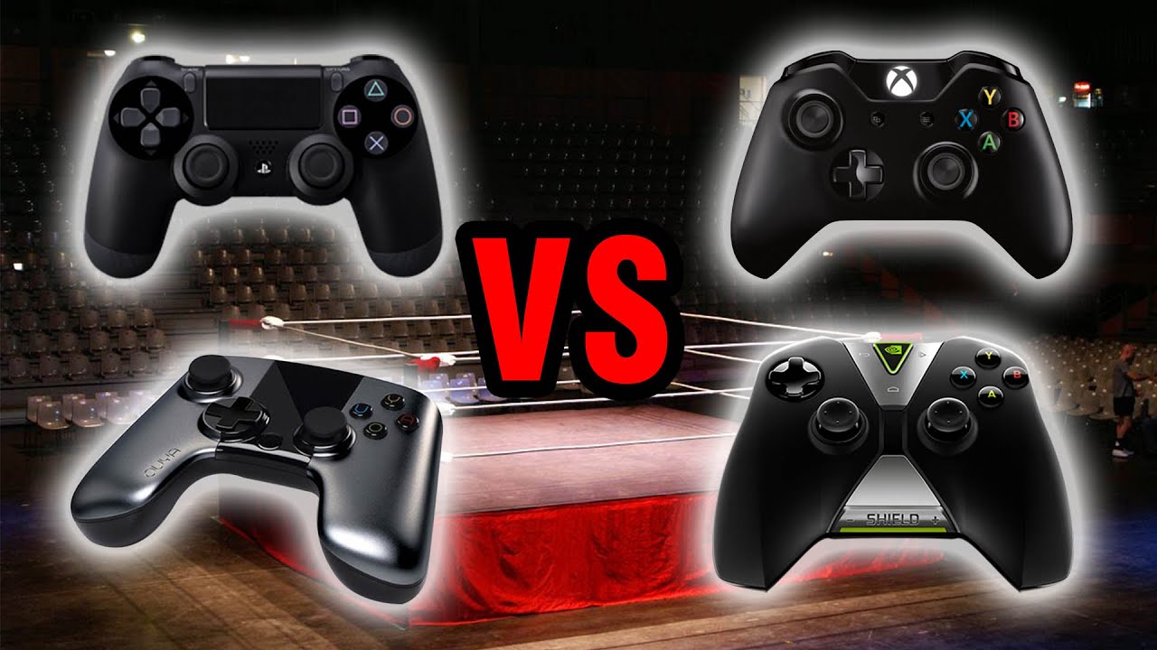 GAMEPAD A CONFRONTO: PS4 VS XBOX ONE VS SHIELD VS OUYA
