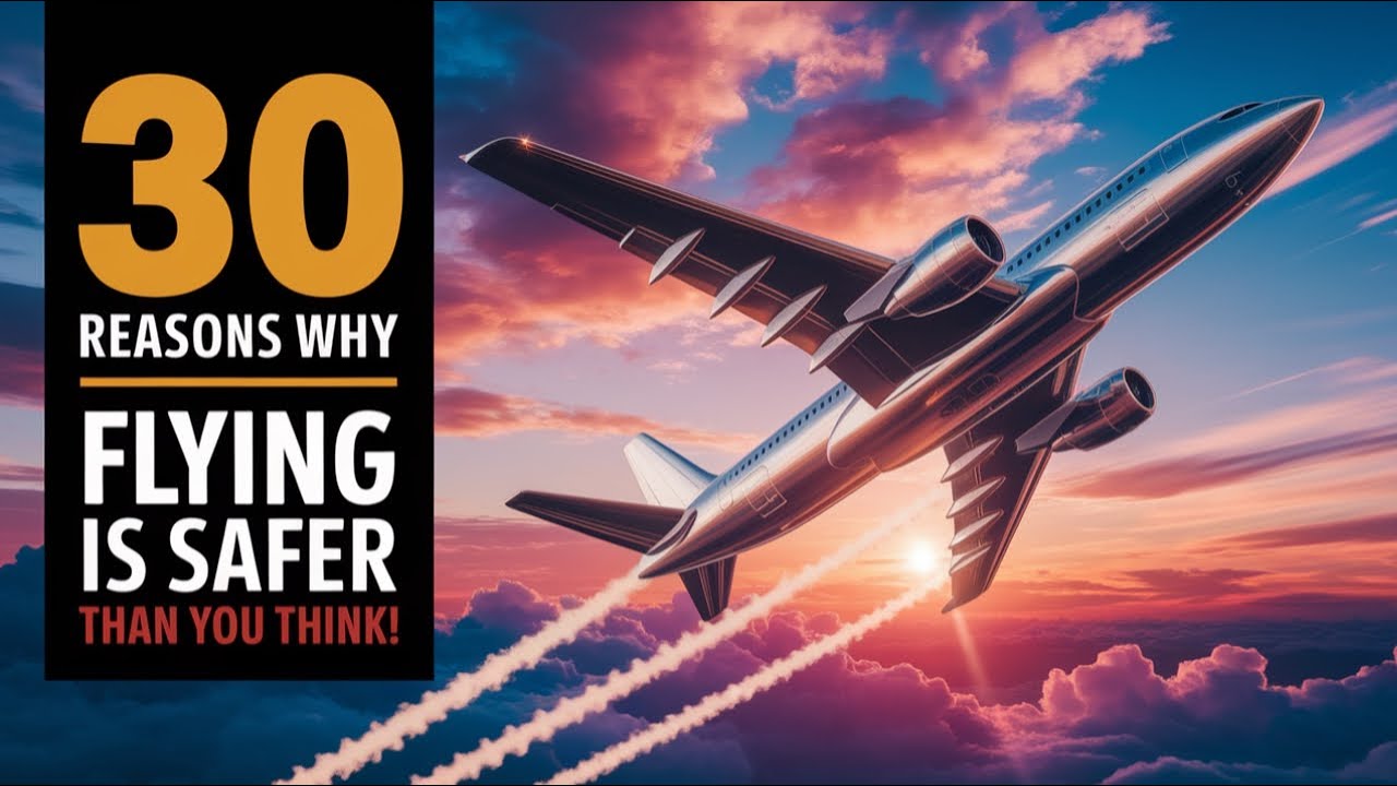 30 Reasons Why Flying is Safer Form of Travel! ✈️