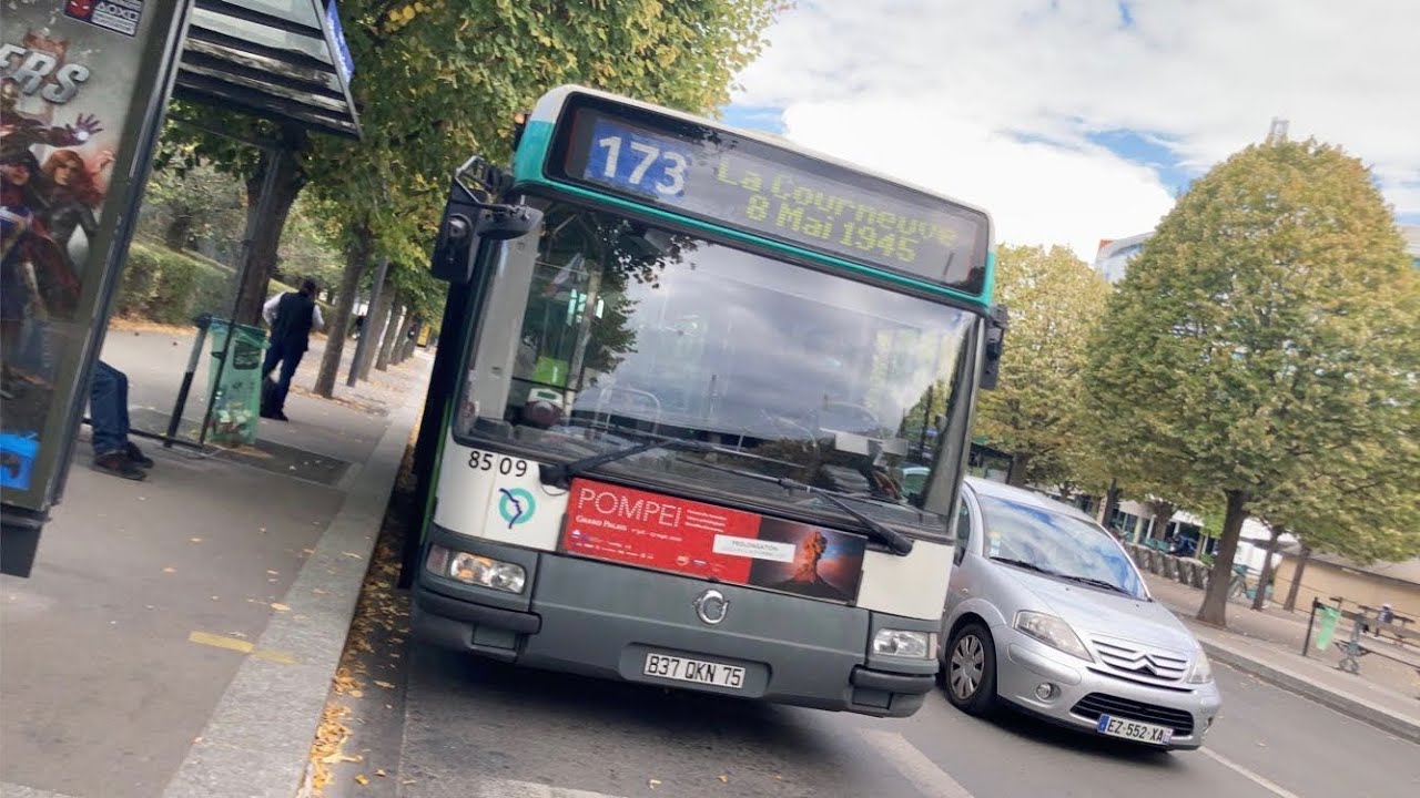 Bus RATP — Ligne 173 — 8 mai 1945 — Porte de Clichy — AGORA LINE — N•8509