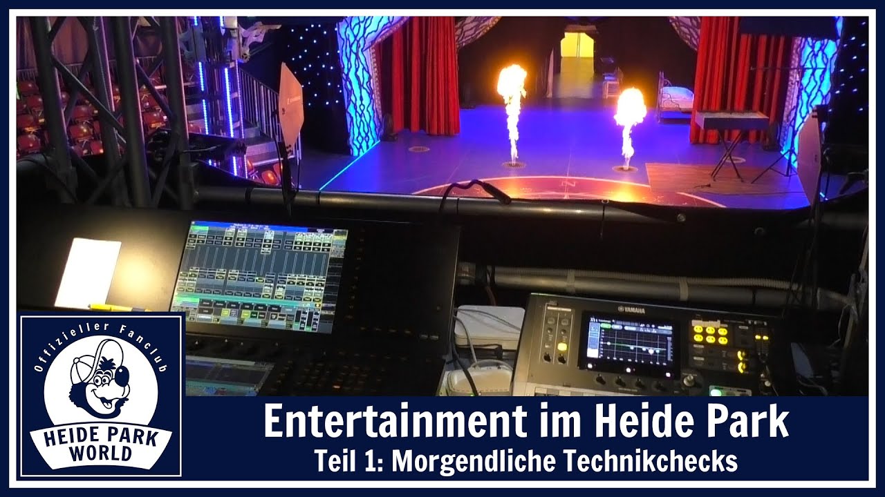 Reportage: Entertainment im Heide Park (2017) - Teil 1: Morgendliche Technikchecks