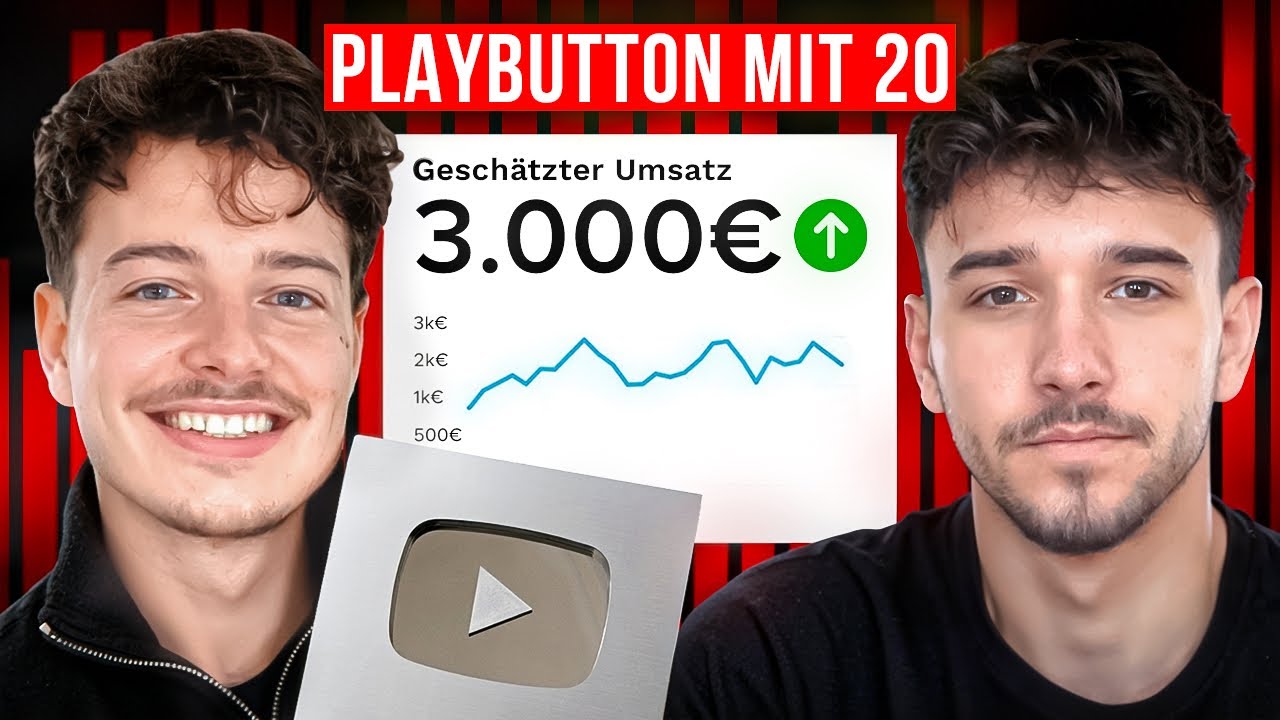 Mit 20 zum YouTube Playbutton – und 3.000 € pro Monat. (Pjotrs echte Story)