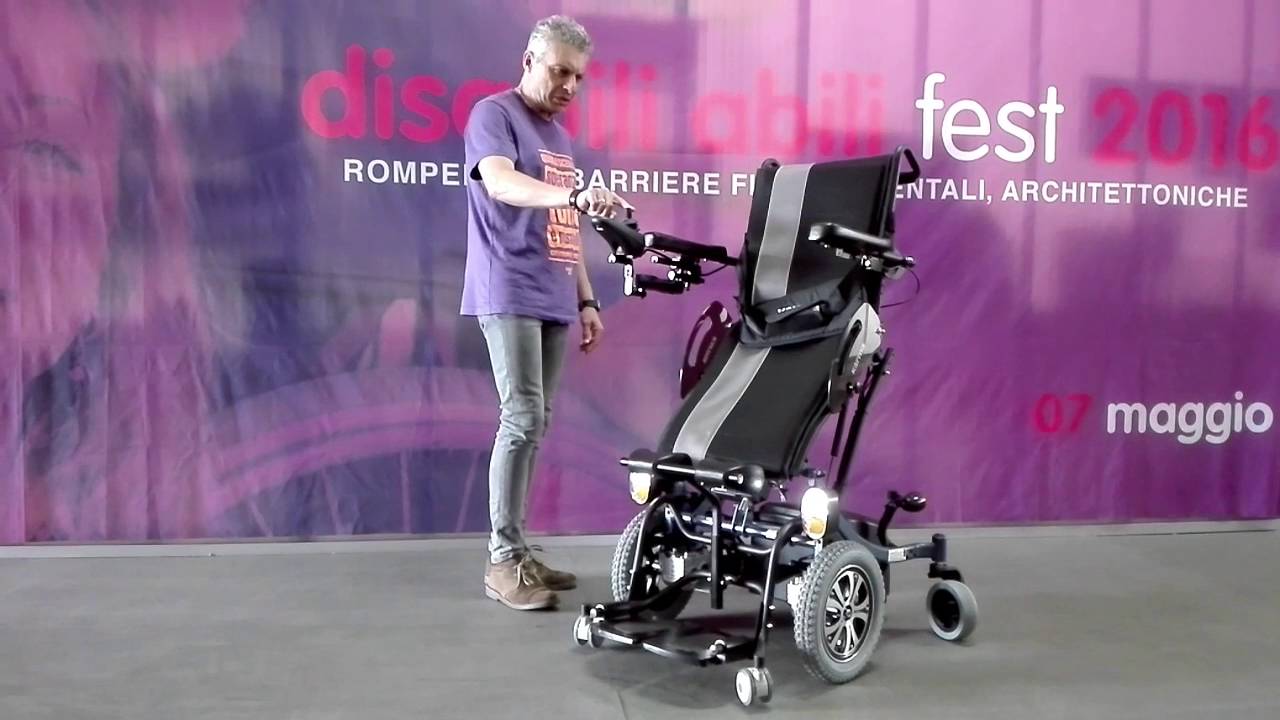 Carrozzina elettrica verticalizzante Gualtiero ci presenta la Ergo Stand