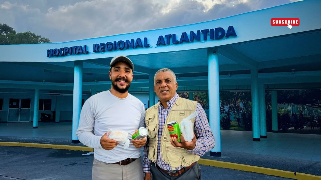 Fui a REGALAR comida al Hospital Atlántida en La Ceiba… y salí impactado por su estado 😨