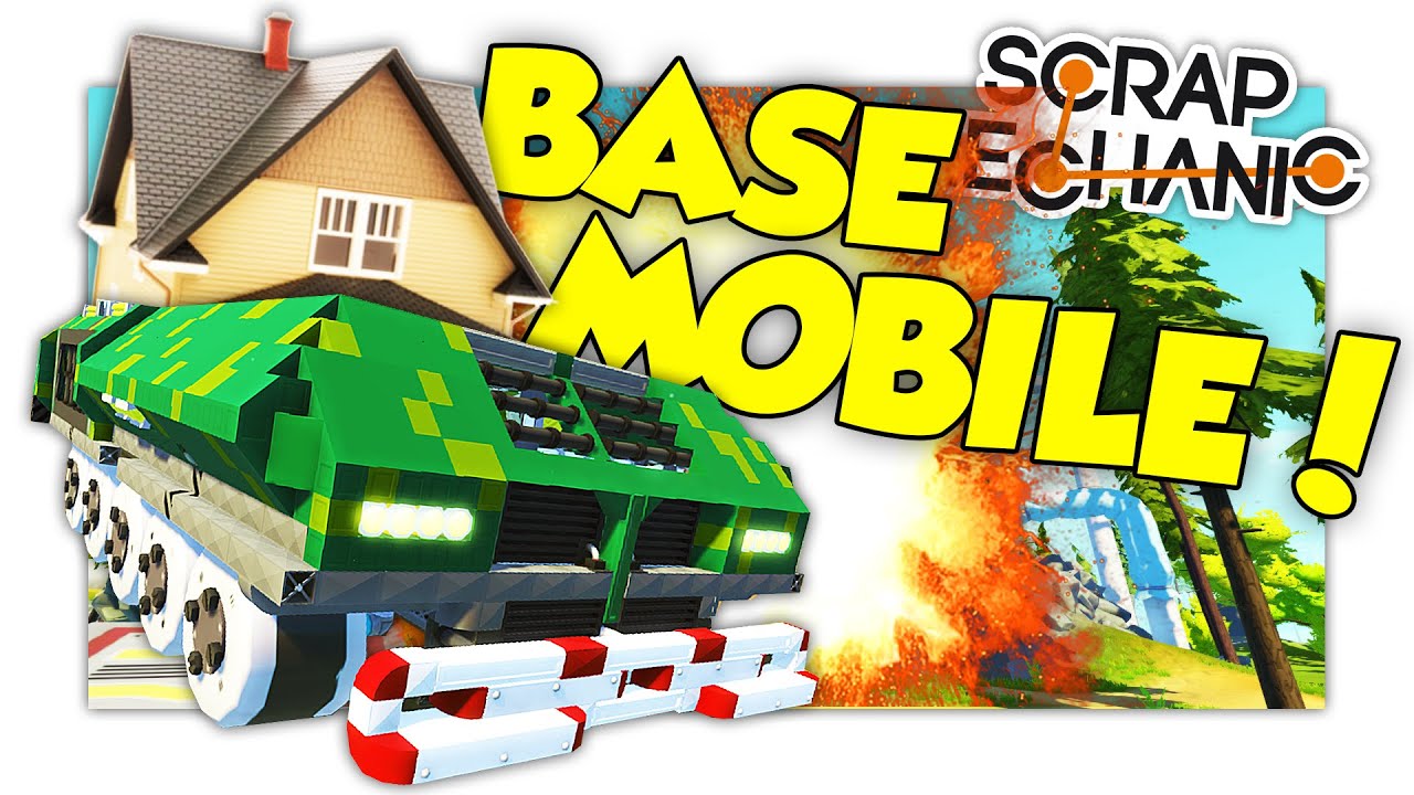 LA BASE SUL TANK! - Scrap Mechanic ITA Migliori Creazioni [SpGioca]