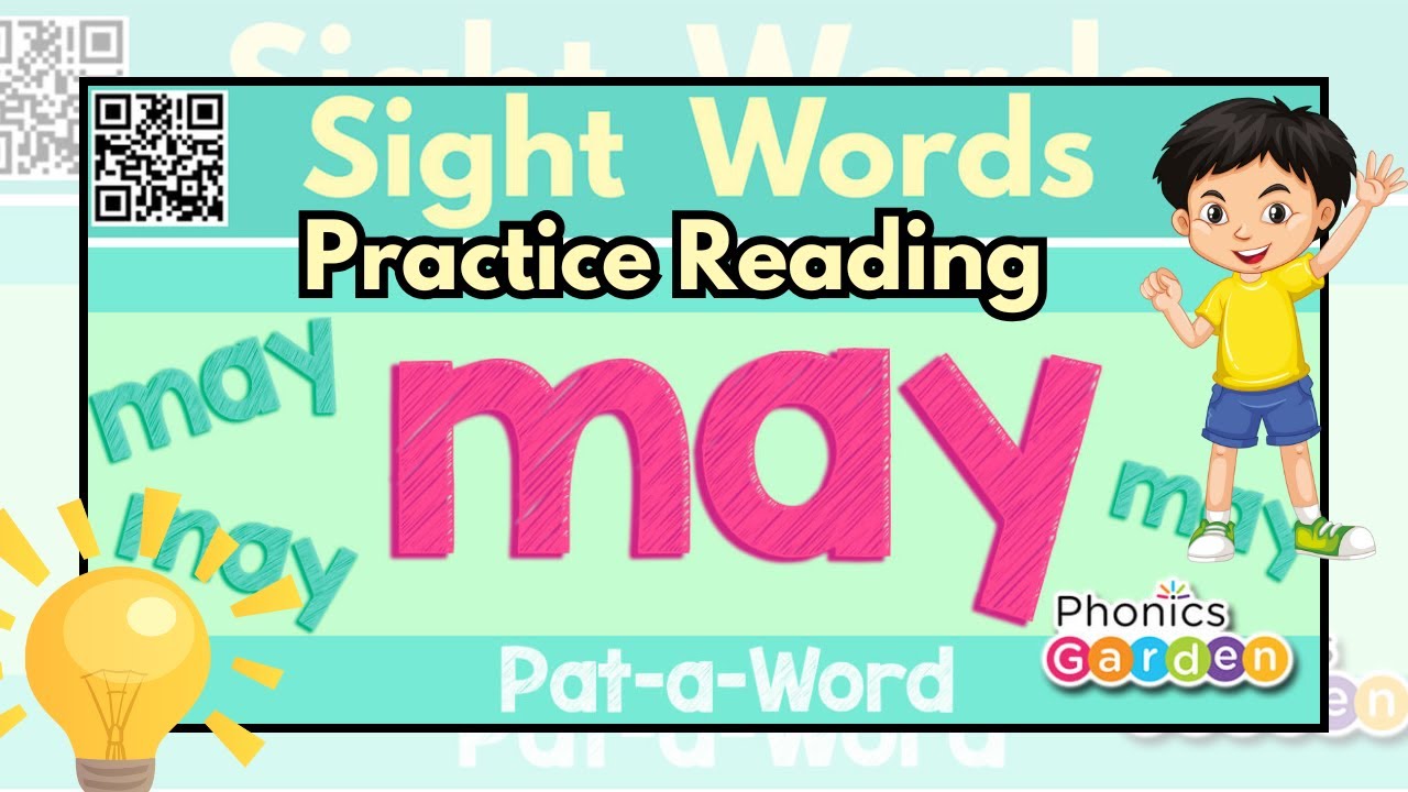 MAY | Sight Word | Sing and Chant | Pat-a-Word | Practice Reading