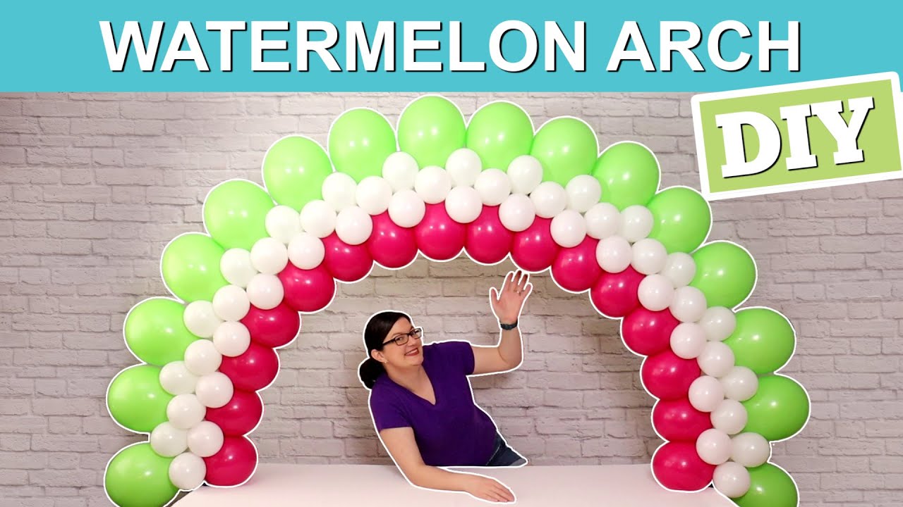 Watermelon Balloon Arch