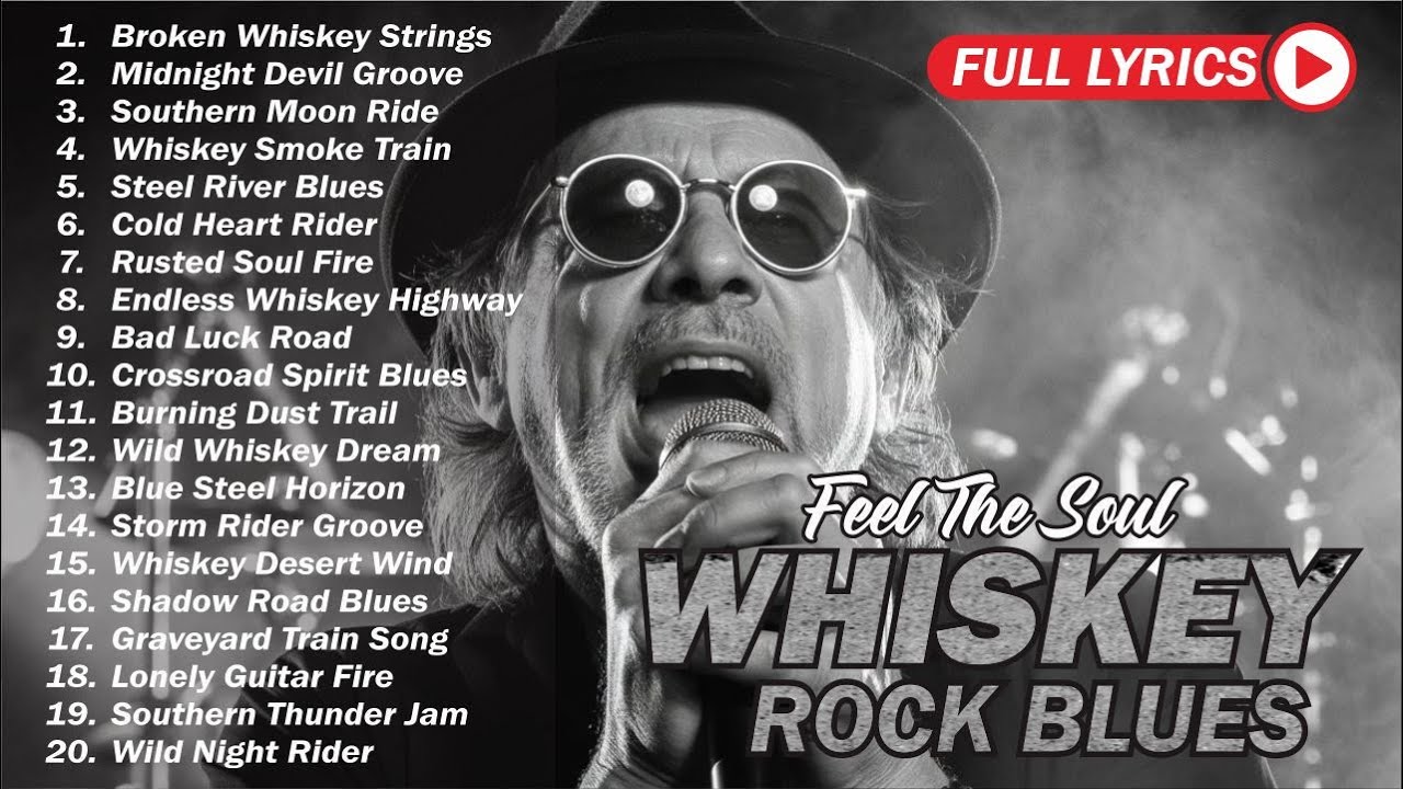 Whiskey Blues Music 2025 🔥 Timeless Blues Rock Collection | Best Relaxing Guitar Songs of All Time