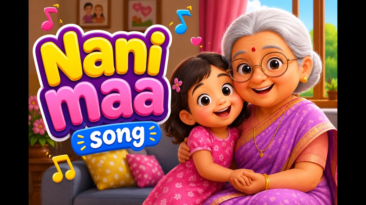 नानी माँ गीत 👵❤️ हिंदी नर्सरी राइम्स बच्चों के लिए | बच्चों के गाने