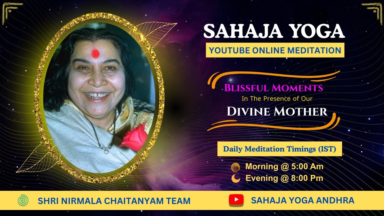 Sahaja Yoga || MORNING MEDITATION || 15 March 2026 @ 5.00 AM || Shri Nirmala Chaitanyam ||