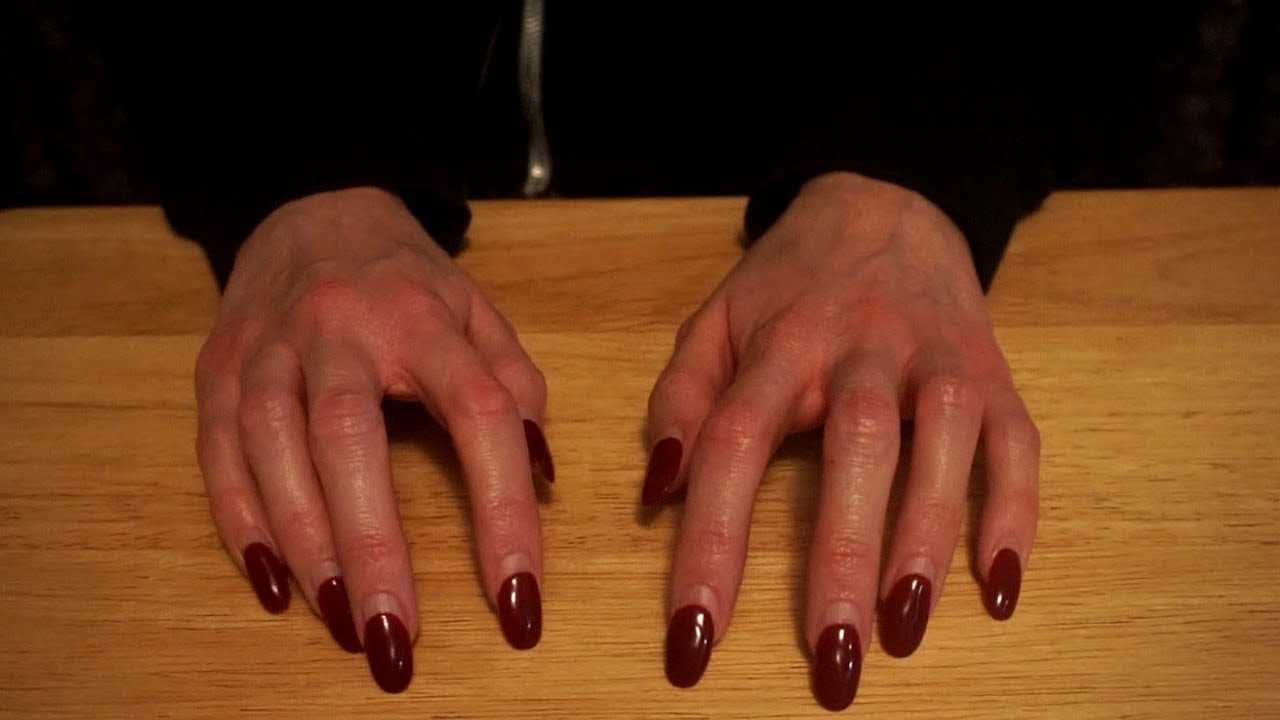 ASMR Deep Scratching on Wood Table [With Some Tapping]