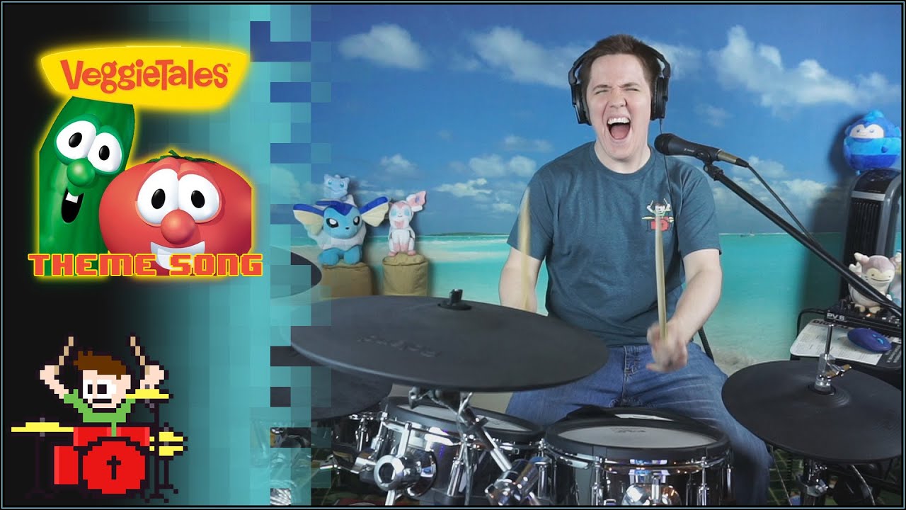 VeggieTales Theme Song On Drums!