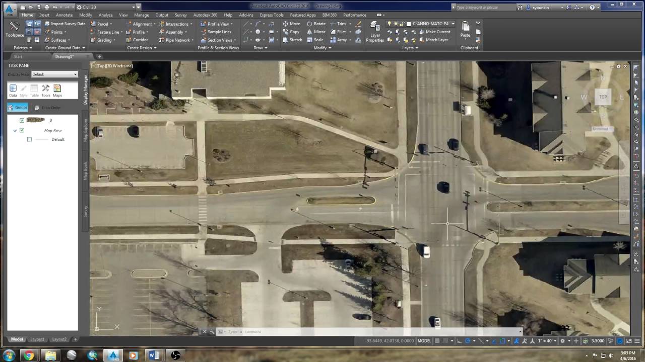 Importing WMS Server Rasters into AutoCAD Civil 3D