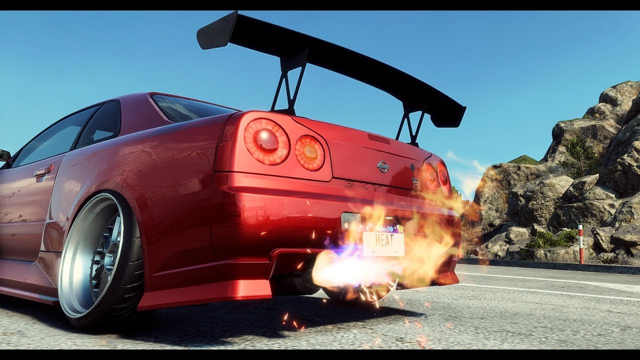 NFS Heat | Nissan Skyline R34 Drifting (Fully Upgraded)