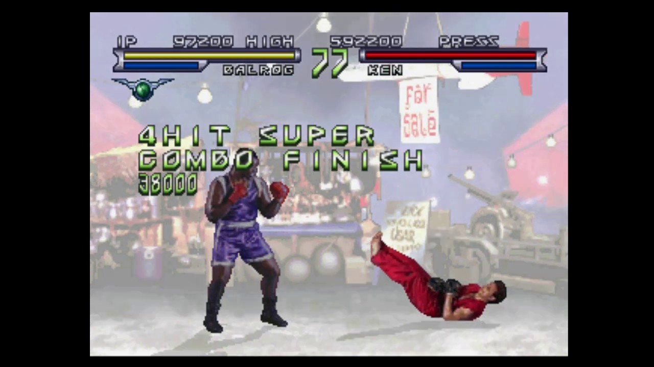 Street Fighter : The Movie - All Characters and Several Super Moves (PS1)