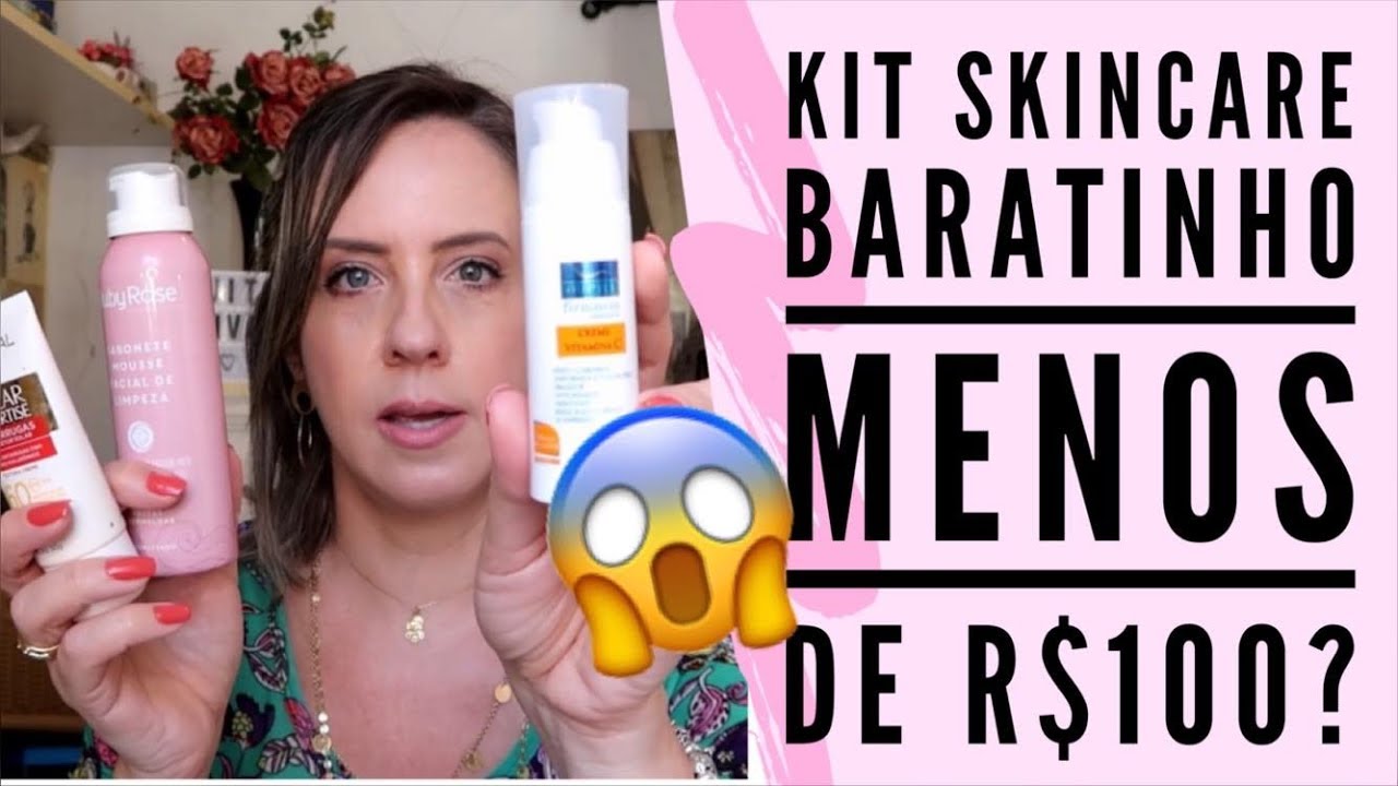 SKINCARE PARA PELE MADURA GASTANDO POUCO