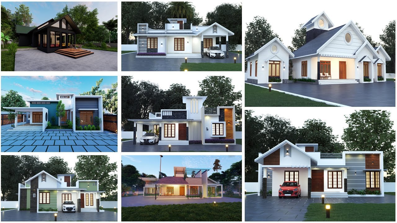TOP 40 SMALL AND BIG HOUSE FRONT ELEVATION DESIGN | SINGLE FLOOR HOUSE FRONT VIEW DESIGNS | EXTERIOR