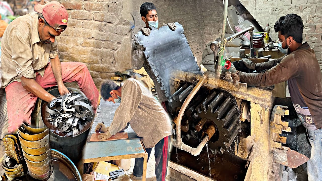 Fascinating Art of Making Car Brake Shoe and Linings | How to Manufacturing Brake Shoe Pads