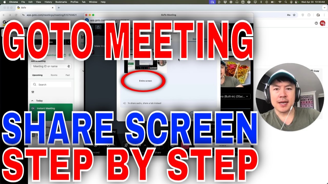✅  How To Share Screen In GoTo Meeting Webinar🔴