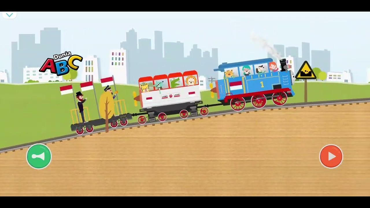 Labo Brick Train #10 Membuat Odong-odong Biru
