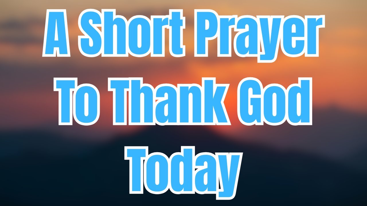 🌅 Start With Gratitude 🙌 Morning Prayer to Thank God for Everything
