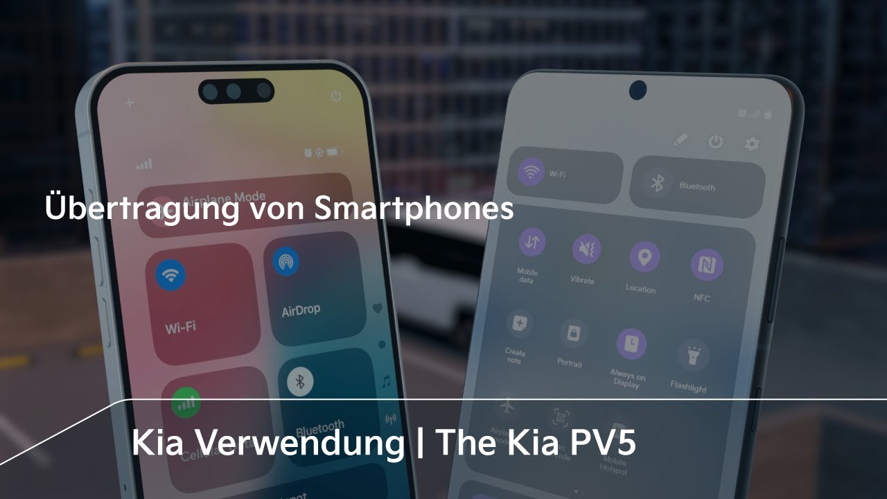 Übertragung von Smartphones｜The Kia PV5