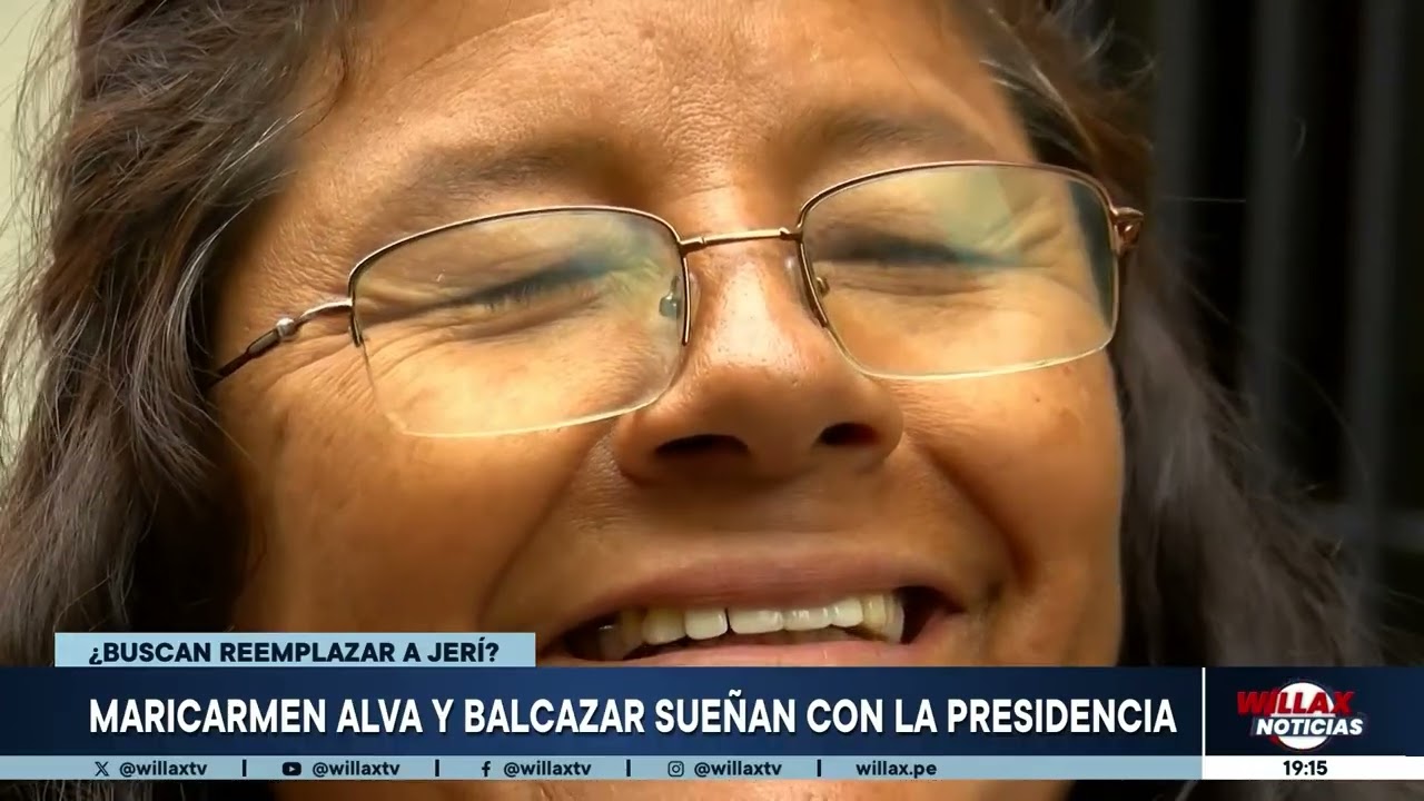 Willax Noticias - FEB 12 - MARICARMEN ALVA Y BALCAZAR SUEÑAN CON LA PRESIDENCIA | Willax