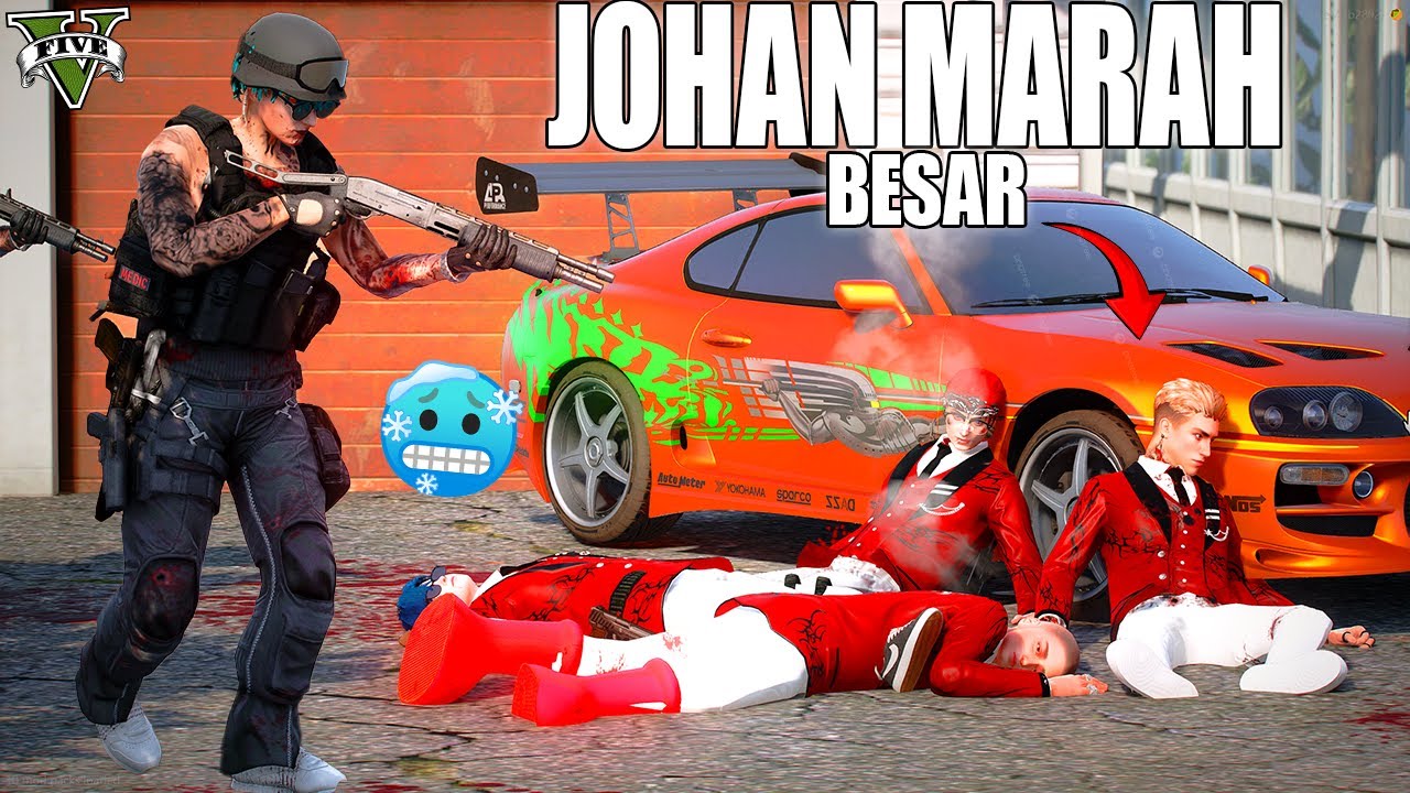 JOHAN MENGHABISI SEMUA PASUKAN KILLER MAFIA TERKUAT DI KOTA !! GTA 5 ROLEPLAY