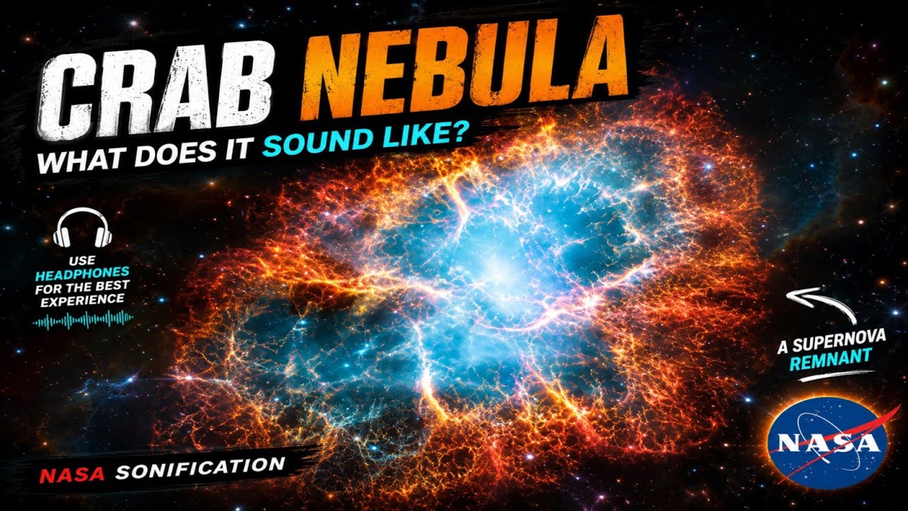 What Does the Crab Nebula Sound Like? 🦀🌌 | NASA Sonification
