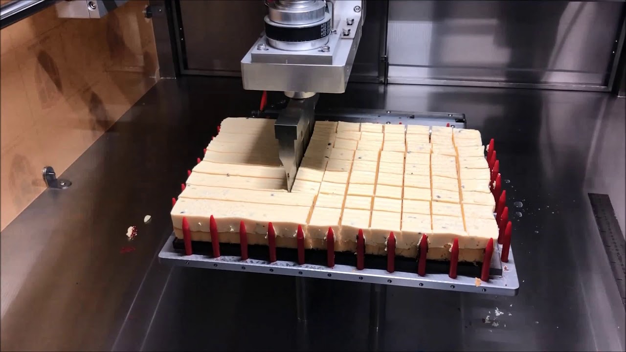 cheese slicer - ultrasonic cutting of cheese - Cheersonic