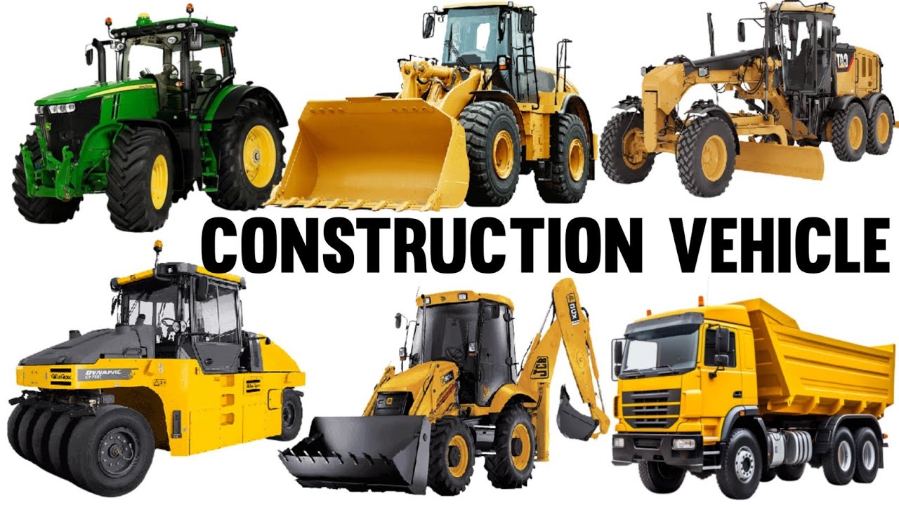 CONSTRUCTION vehicle names | learn CONSTRUCTION vehicle meaning in English
