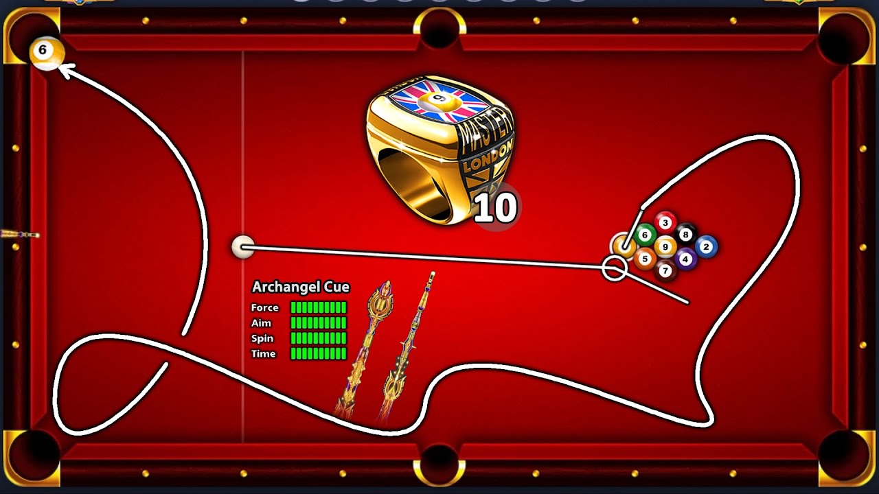 1st SHOT = WIN = GOLDEN BREAK w Collect 9 Ball London 10 Rings - 8 Ball Pool GamingWithK