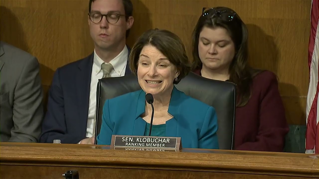 Senator Klobuchar's Remarks to the Agriculture Committee on Expanding Domestic Markets for Farmers