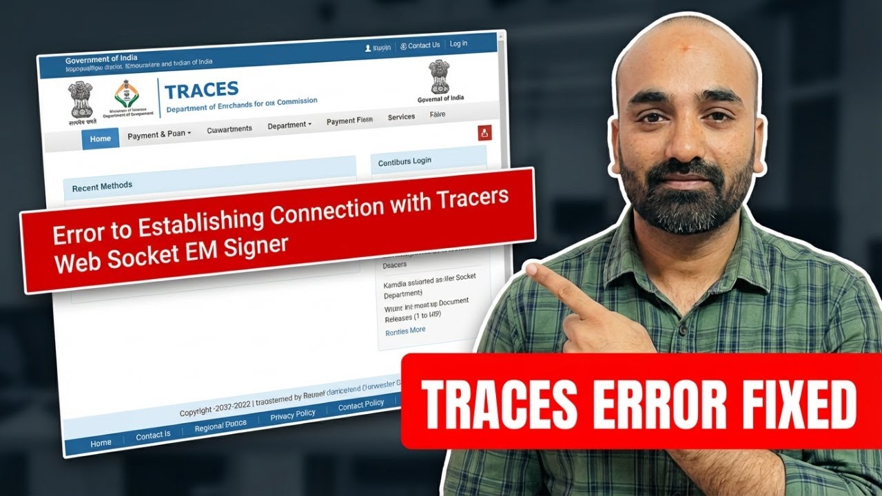 error in establishing connection with traces websocket esigner error solution #traces