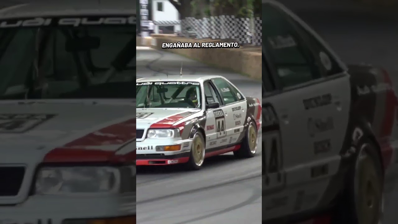 El Audi que "troleó" a todo el automovilismo alemán. 