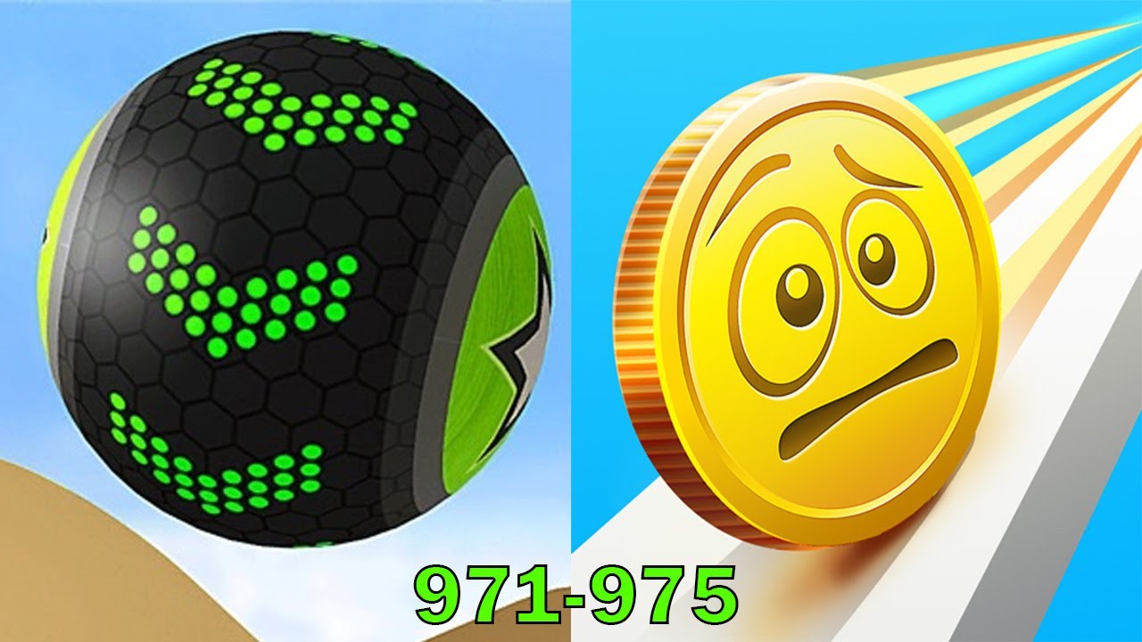 Going Balls VS Coin Rush - SpeedRun Gameplay Level 971-975