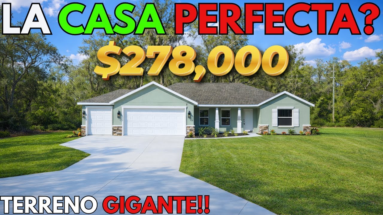 LA CASA MAS BARATA Y LUJOSA DE TODO EN EL MERCADO EN LOS $200'S