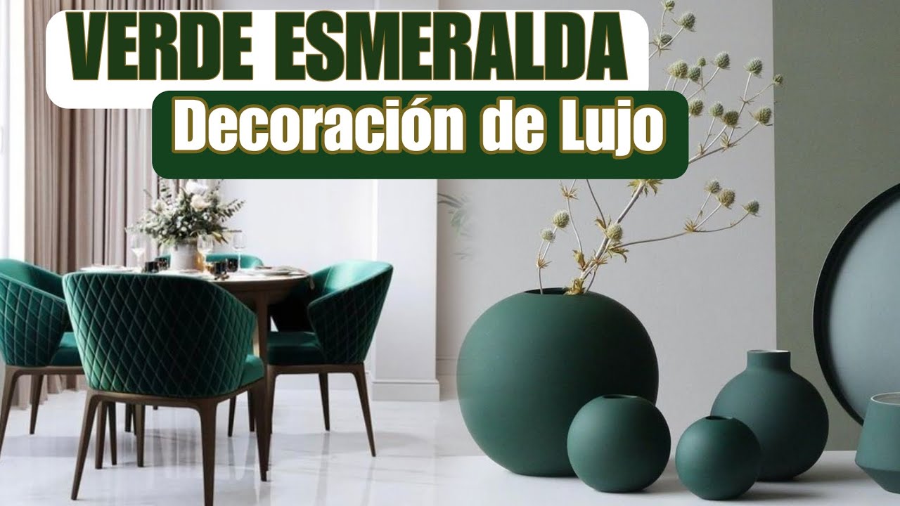 DECORACIÓN MODERNA 2025! iDEAS 💡de DECORACIÓN COLOR VERDE Para Lograr un Hogar LUJOSO Y CON ESTILO