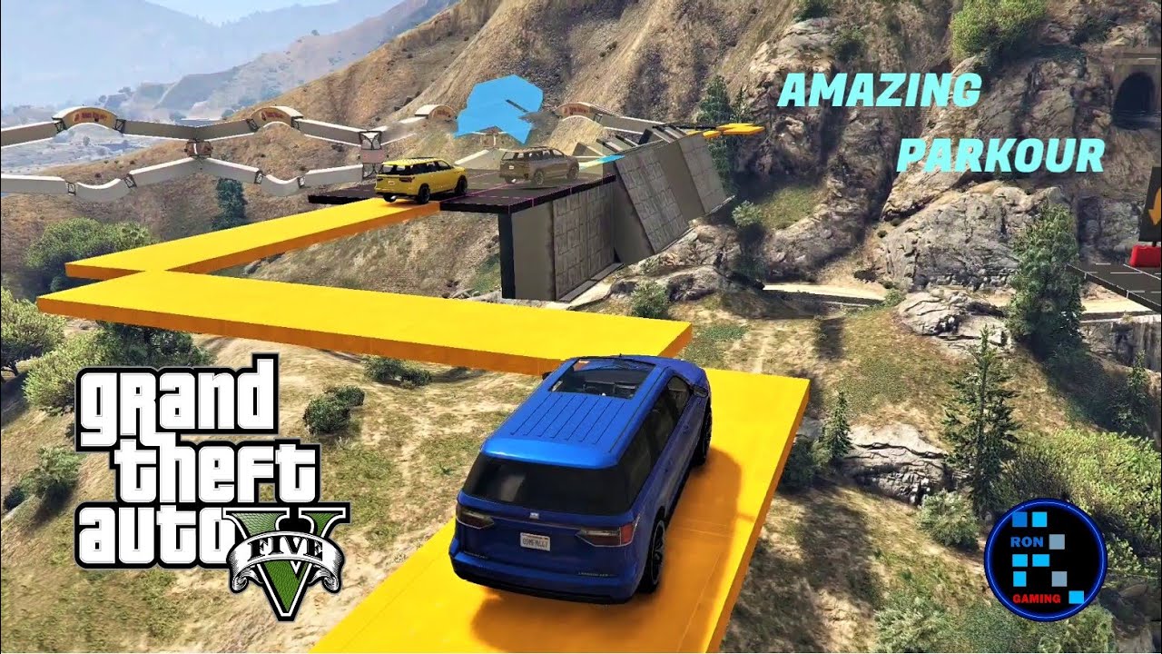 GTA V | LandStalkerXL Car Parkour With RON