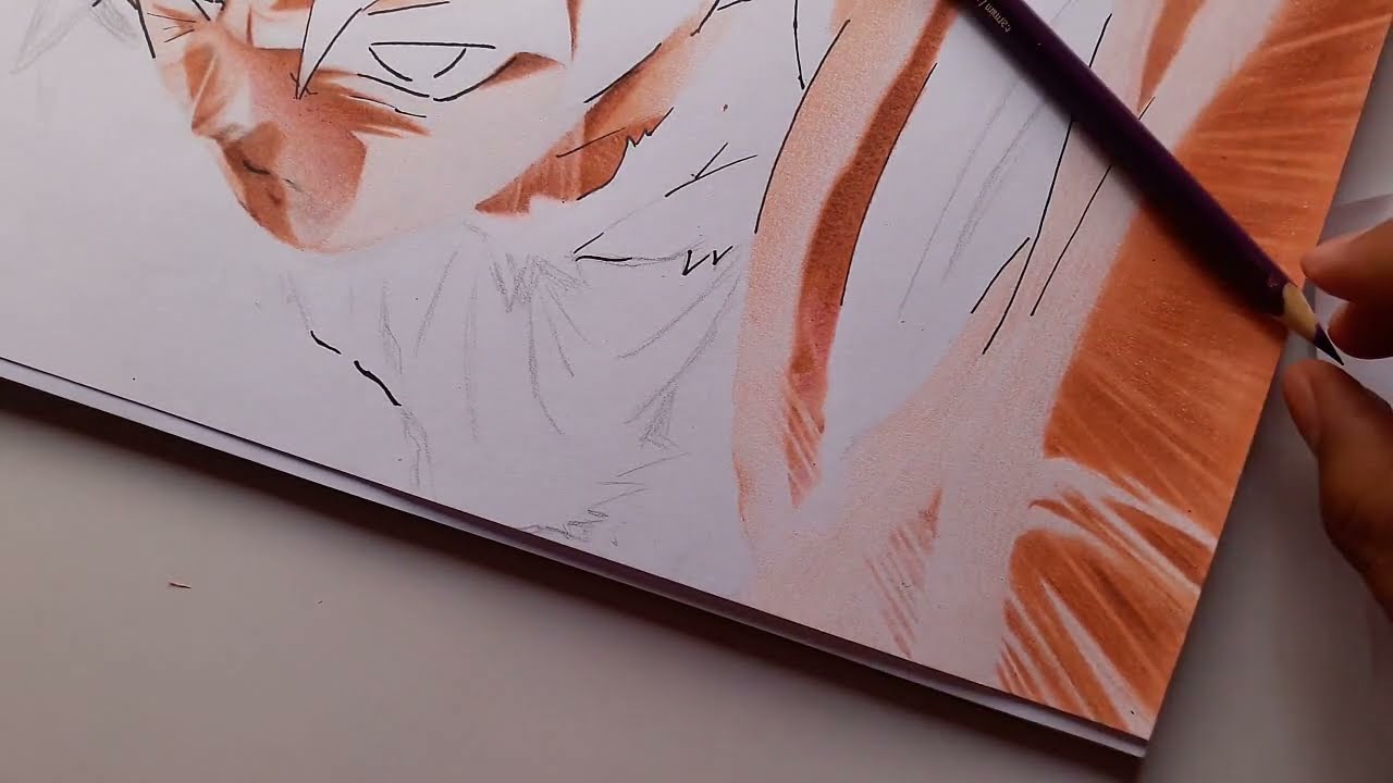 como pintar a goku ultra instinto (paso a paso EXTREMO)/ultra instinct
