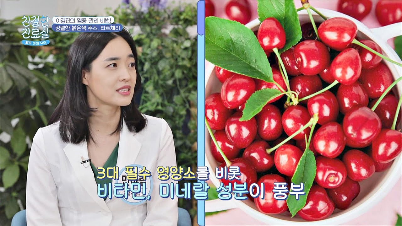 체내 염증이 깨끗하게 청소되는 성분이 들어있는 '타트체리'🍒 친절한 진료실(hello my doctor) 3회